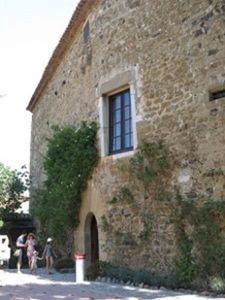 Exterior view of the Castle of Púbol, the house Dalí bought for his wife which is now home to the Gala Dalí Castle House-Museum.