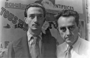 Dalí and Man Ray in Paris. Photograph by Carl van Vechten (1934)
