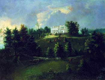 A nineteen-year-old, Duncanson painted this house in Mount Pleasant (now Mount Healthy), Ohio, in 1844.