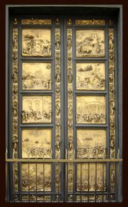 كان لـ غيبيرتي <i> أبواب الجنة </ i> (1452) تأثير طويل الأمد ، كما رأينا في <i> أبواب الجحيم </ i> (1880-1917) لرودين ، وكلا العملين كانا مشروعين مدى الحياة لـ الفنان.
