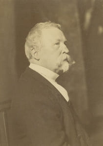Johnson photographed by Edwin S. Bennett in the 1890s.