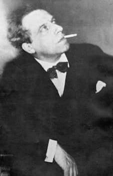 Vsevolod Meyerhold. Eisenstein said of the theater director, “The God-like, incomparable Meyerhold [...] I was to worship him all my life”.