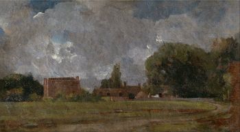 John Constable's oil sketch <i>East Bergholt House</i> (c. 1809) depicts the house where he was born and which his father built.