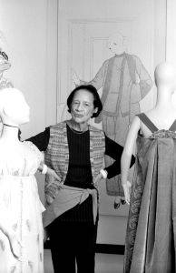 Lynn Gilbert's <i>Diana Vreeland</i> (1978) shows the fashion leader at Costume Institute at the Metropolitan Museum of Art, where she became their fashion consultant in 1971.