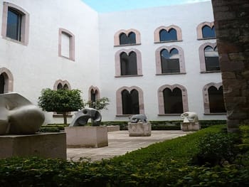 The Manuel Felguérez Abstract Art Museum. With 15 permanent rooms, exhibiting more than one hundred paintings and sculptures by Mexican and foreign abstract artists, the museum is today one of the most important spaces dedicated to contemporary and abstract art collections in Mexico.