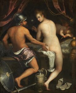 In addition to portraits and religious paintings, Fontana painted mythological scenes with nude figures, as evidenced in <i>Mars and Venus</i> (1595). This was an act of considerable daring for female artists who were forbidden from working with live nude models.