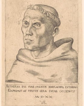 Lucas Cranach the Elder's <i>Martin Luther as an Augustinian Monk</i> (1520)