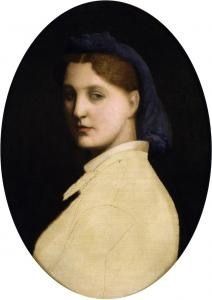<i>Portrait of a Lady</i> is Gérôme's portrait of his young bride (c. 1865)