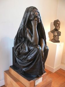 In 1891 tragedy hit when his only son Jean died. That year he carved a sculpture entitled <i>Sorrow</i>, which stood at his tomb at the cemetery in Montmatre.