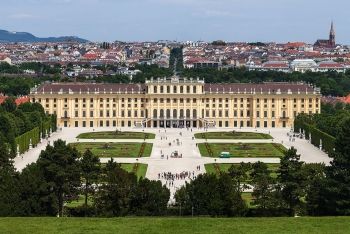 Schönbrunn Palace in Austria is a noted example of an early Gesamtkunstwerk.
