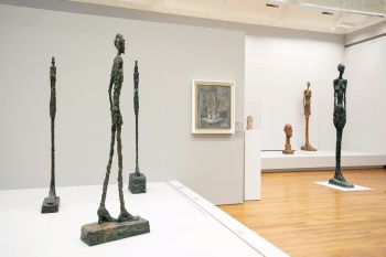 Works by Giacometti at the Kunsthaus Zürich in 2020.