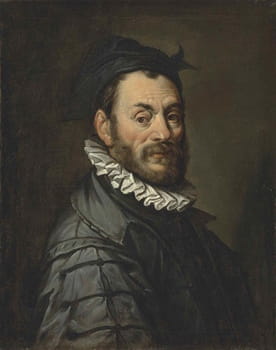 <i>Portrait of Giambologna</i> (undated) by the studio of German painter Hans von Aachen.