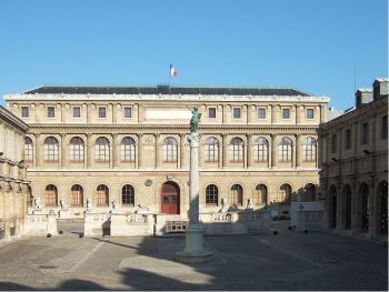 The <i>Palais des études at the École des Beaux-Arts</i> in Paris, where Gleyre studied under Louis Hersent