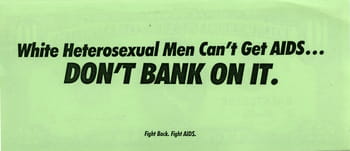 One of the dollar bills printed by Gran Fury for <i>Wall Street Money</i>, 1987.