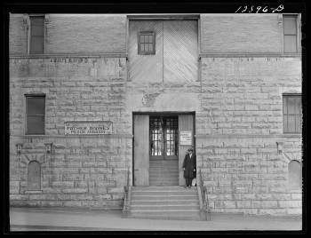 One of Father Divine's Peace Missions on New York's East Side, taken in December 1941