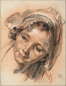 Sketches were an important part of Greuze's process and he created many of his sitters before working on his more formal portraits and genre scenes.