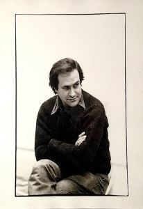 Hans Haacke photographed by his student Paul Garrin in 1980
