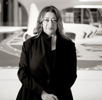 Zaha Hadid at the Aliyev Cultural Center, Baku (2013)