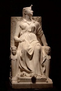 حطمت ماري إدمونيا لويس ، <i> وفاة كليوباترا </ i> (1876) التقاليد الكلاسيكية الجديدة في تصويرها لموضوع غير غربي ، لا سيما أنها صورت الملكة المصرية على أنها شخصية مثالية وقوية ، حتى في الموت.