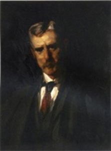 Henri painted this portrait of his first teacher and mentor, Thomas Anshutz, in 1906.