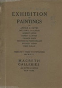 Henri was the organizer of what is now known as “The Eight” exhibition at the Macbeth Galleries in February of 1908.