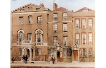 Old Slaughter's Coffee House, from <i>The Epicure's Almanack</i>, 1815