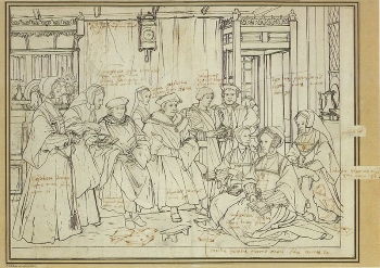 Study for the Family Portrait of Thomas More. c.1527