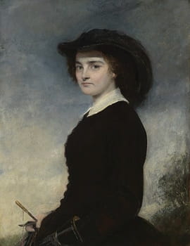 In this portrait dated 1857, Sir William Boxall has captured Hosmer's outdoor spirit of adventure.