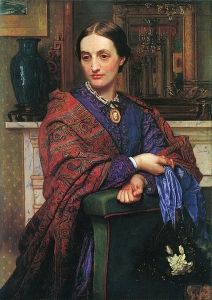 Hunt's portrait of his first wife Fanny Hunt née Waugh (1866-68)