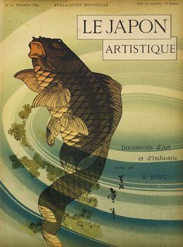 Siegfried Bing's cover for an issue of <i>Le Japon artistique; documents d'art et d'industrie</i> (1888-91)