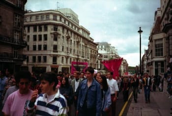 Gay pride in London, 1991