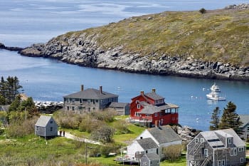 Monhegan Island in Maine was a great place of inspiration for Rockwell Kent early in his career.