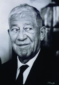 Photograph of Oskar Kokoschka (detail) by Karl Heinz Bast (1966)