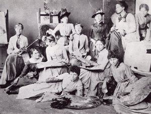 Studio school of the Women's Artists' Society in Munich (1888-1890)