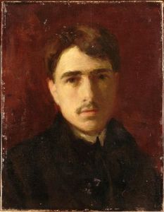 An early self-portrait dated around 1905-07.