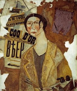Natalia Goncharova by Mikhail Larionov (1915)