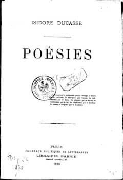Disappointed with the reception of <i>Les Chants de Maldoror</i>, the author reverted to his birth name for <i>Poésies</i> (1870).