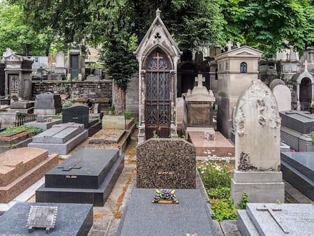 Montmartre Cemetery, Paris, Ducasse’s final resting place