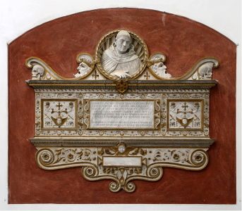 The Medici commissioned a grand sepulchre, designed by Lippi's son, erected for him in 1490.