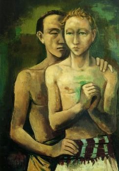 Karl Hofer, <i>Two Friends</i> (1926), an Expressionist turned Magic Realist