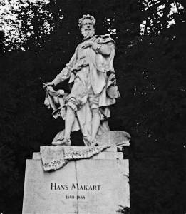 Statue of Hans Makart in Vienna