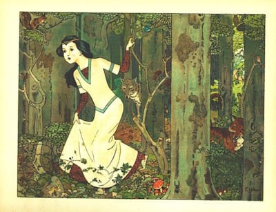Franz Jüttner, illustration from Snow White (1910). McCarthy directed his aim at the timeless fantasy around the Brothers Grimm classic fairytale.