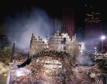Photographed by Joel Meyerowitz for The Bureau of Educational and Cultural Affairs (ECA) of the U.S. State Department and the Museum of the City of New York of the World Trade Center attacks