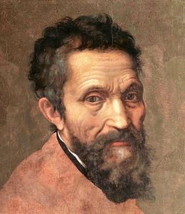 Michelangelo portrait by Daniele Ricciarelli Volterra (c. 1544)
