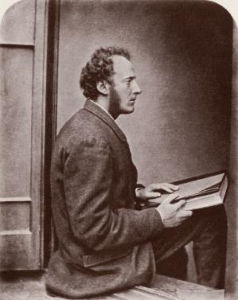 Lewis Carroll's 1865 photograph of John Everett Millais.