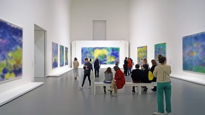 Mitchell produced her <i>La Grand Vallée</i> suite of twenty-one paintings between 1983-84.