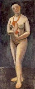 Nude self-portrait by Modersohn-Becker