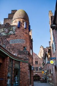 View of the Paula Modersohn-Becker Museum, Bremen, Germany