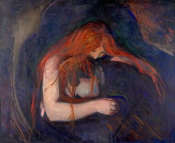 Night in Saint-Cloud, 1892 by Edvard Munch: Fine art print