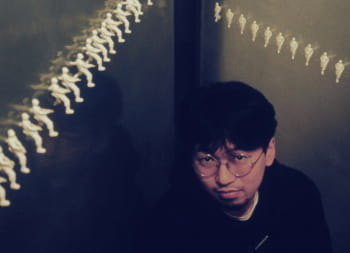 Takashi Murakami at Galerie Mars Tokyo in 1992.